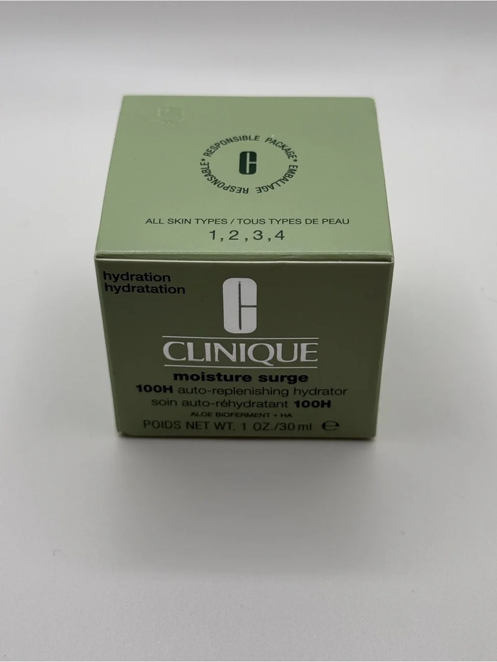 Clinique Moisture Surge Hydrator - Light Green Box